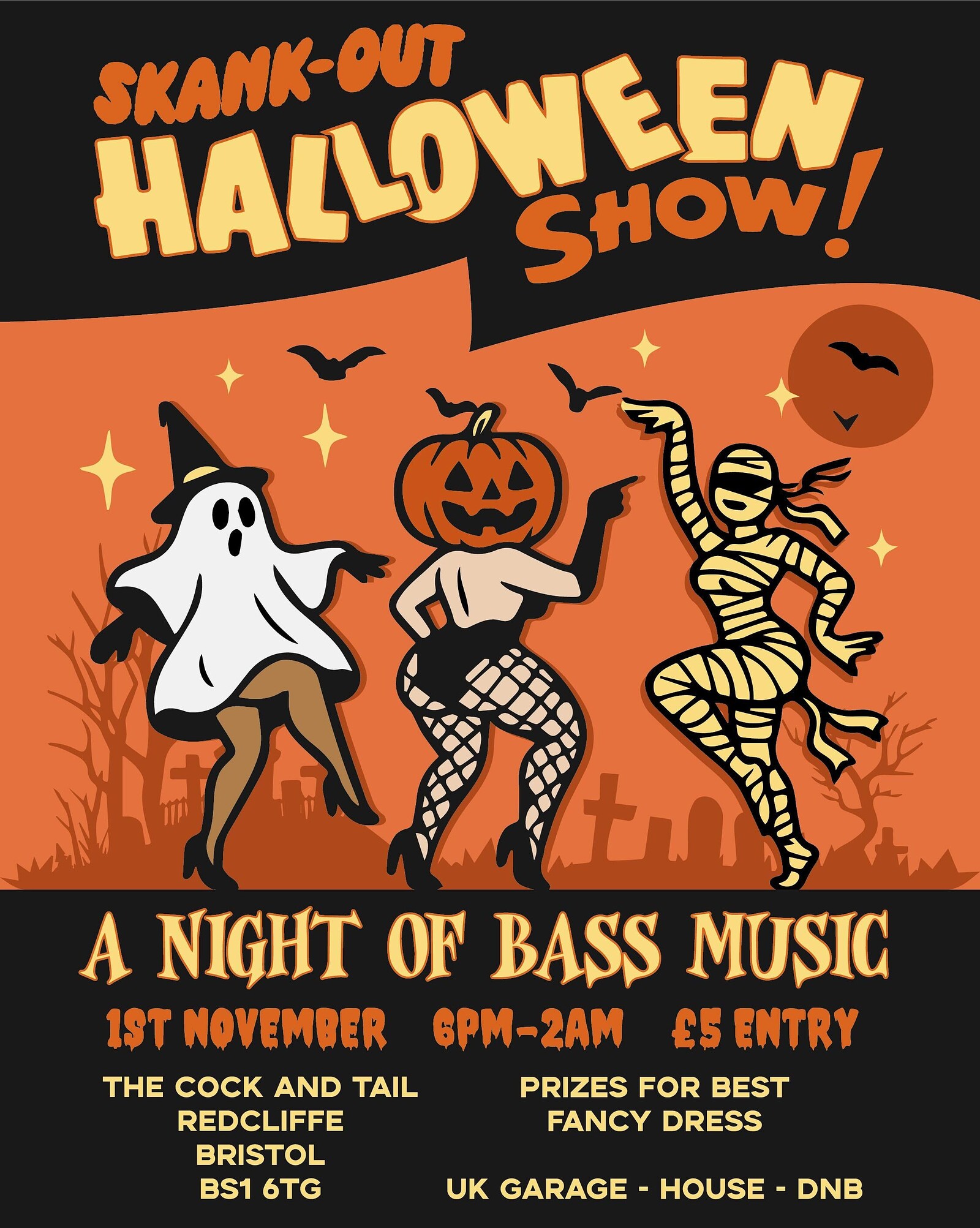 Skank Out Halloween Special at The Cock and Tail, Commercial Rd, Redcliffe, Bristol BS1 6TG