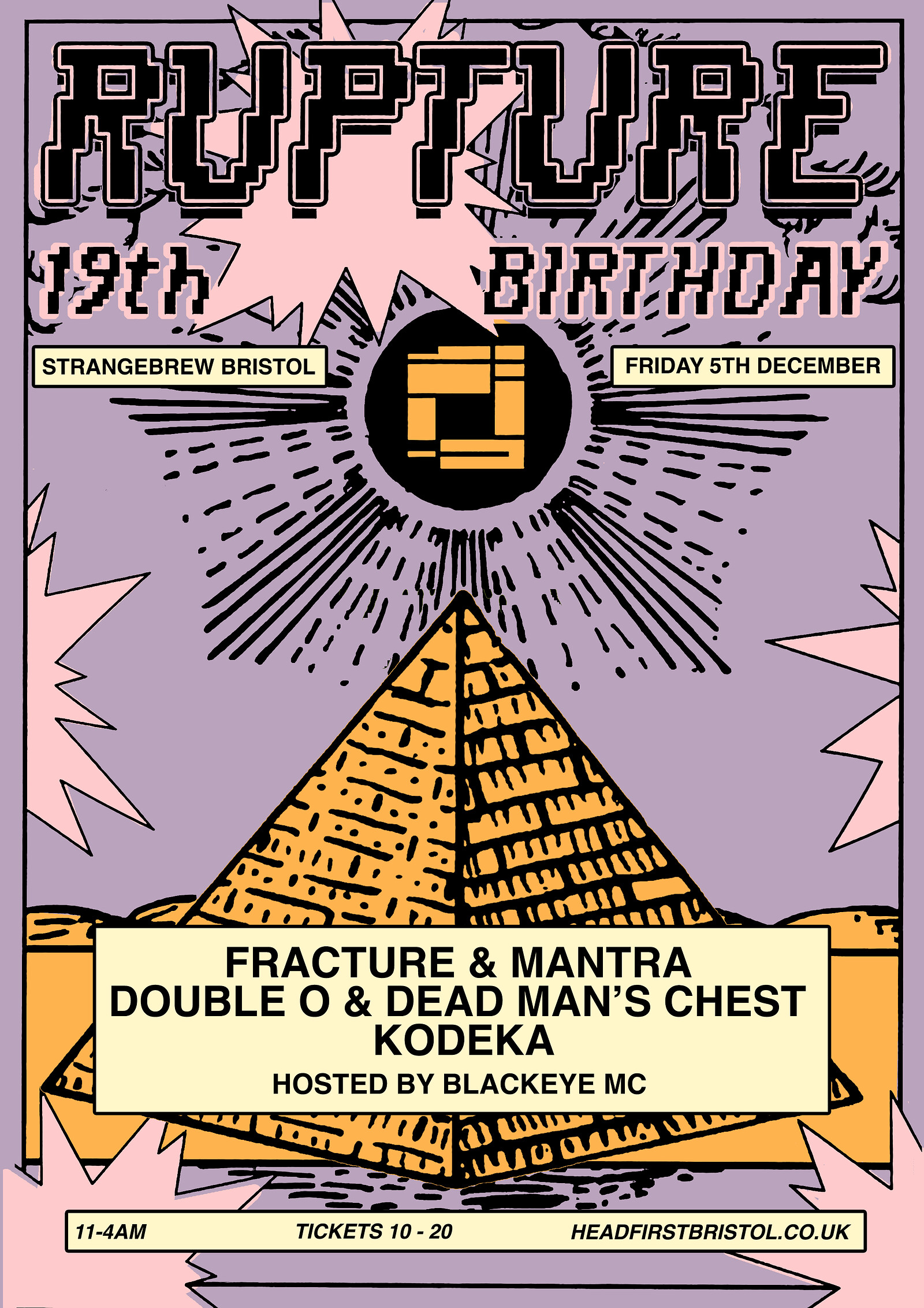 Rupture 19th Birthday at Strange Brew