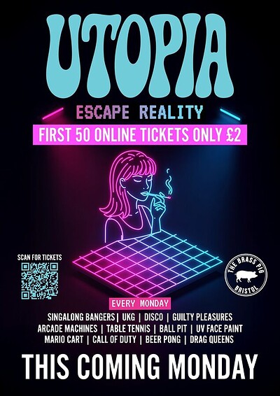 Utopia at The Brass Pig