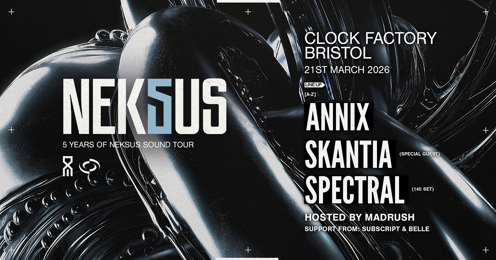 5 Years of Neksus Sound • Bristol at Clock Factory
