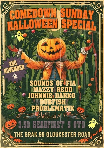 Come Down With Me: Halloween Special at The Grak
