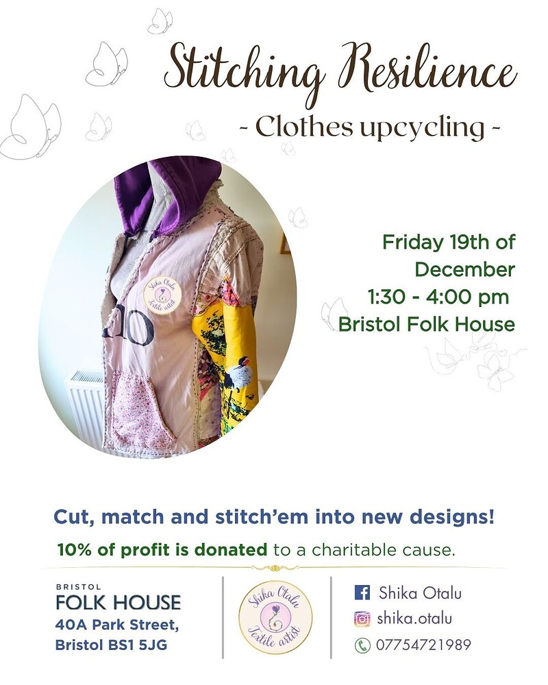 Stitching Resilience - Clothes upcycling at Bristol Folk House