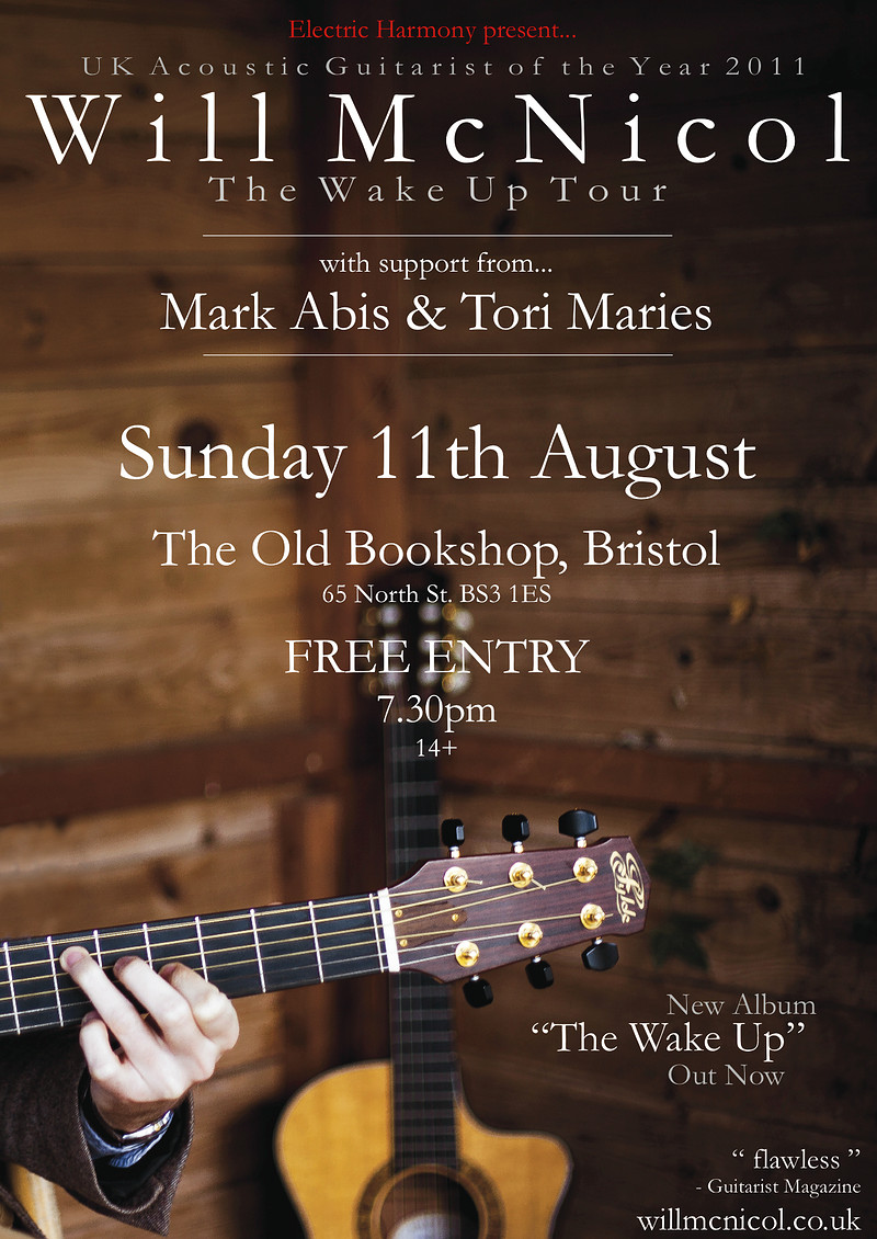 Will Mcnicol - Wake Up Tour at The Old Bookshop