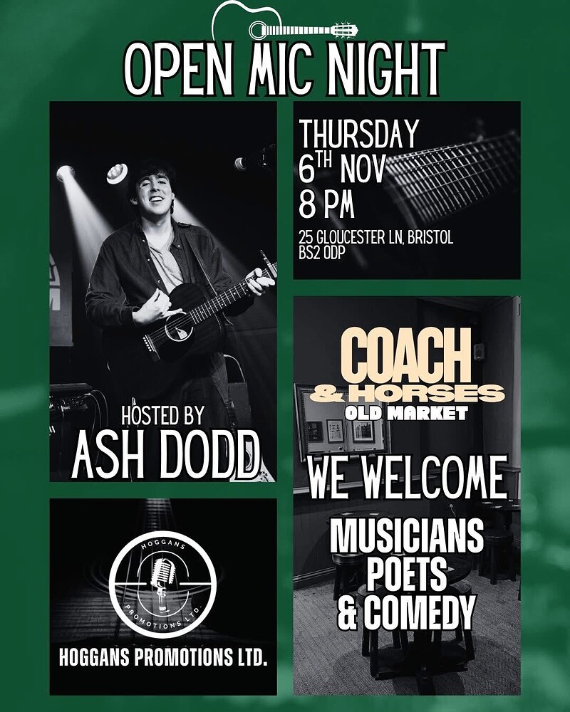 Coach and Horses Open Mic at Coach and Horses Old Market