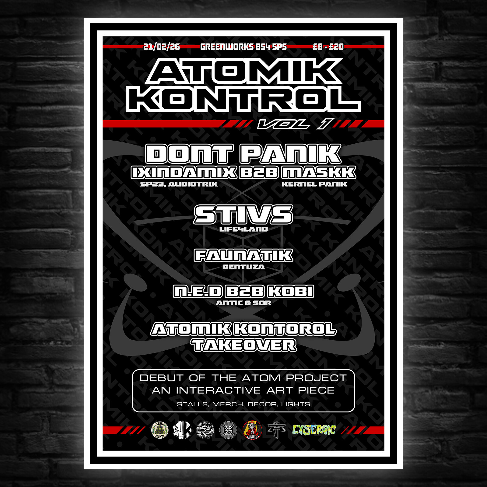 Atomik Kontrol Vol.1 at Green Works