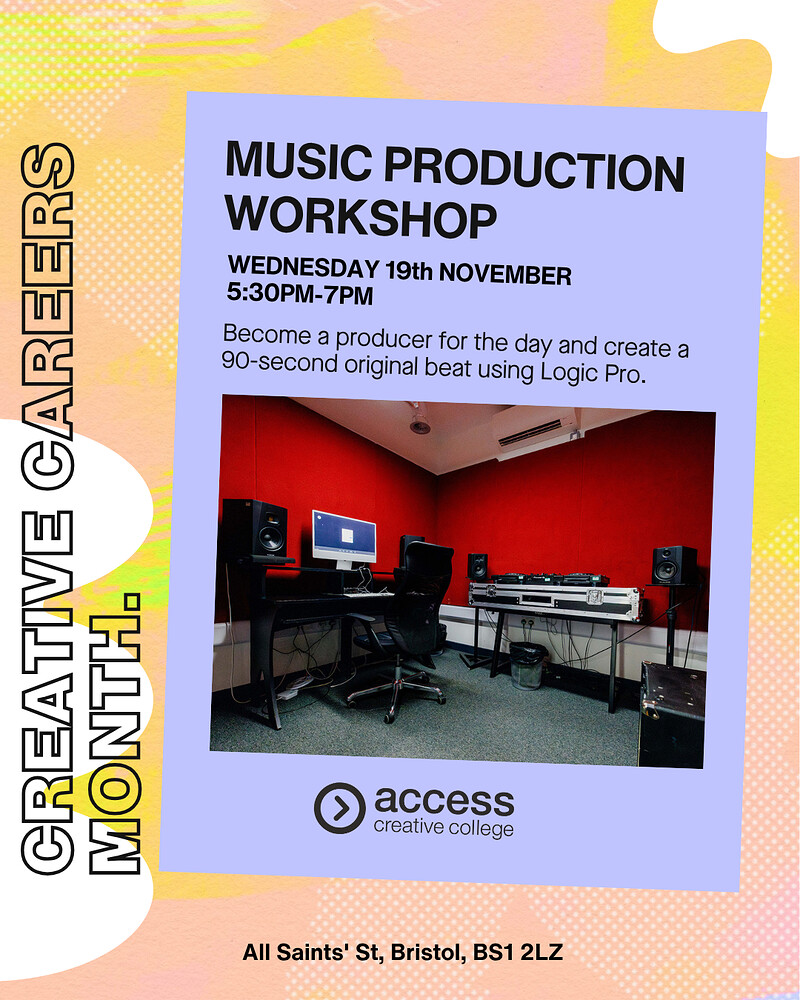 Access Creative College: Music Production Workshop at Access Creative College Bristol