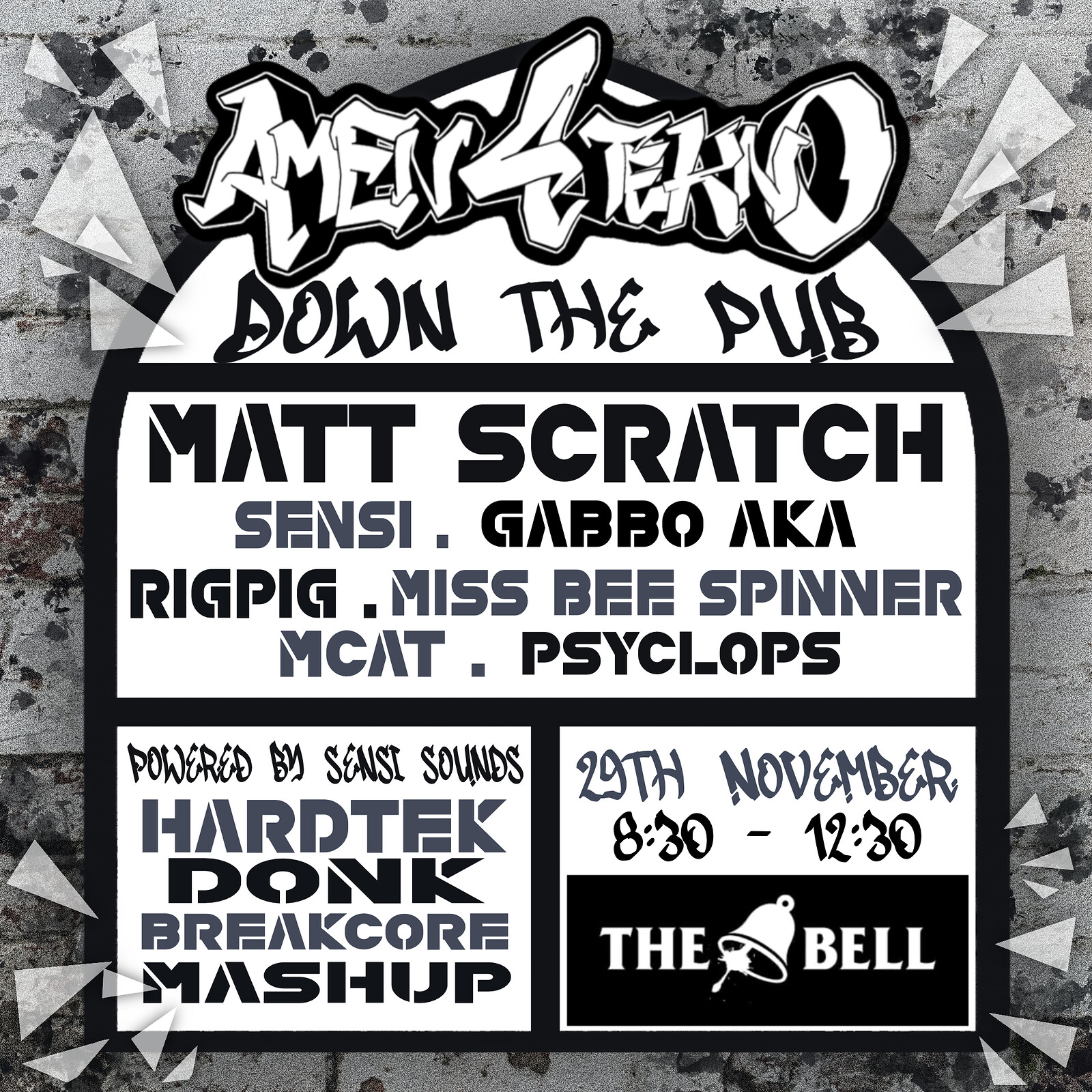 Amen4Tekno: Down the Pub at The Bell, Bristol