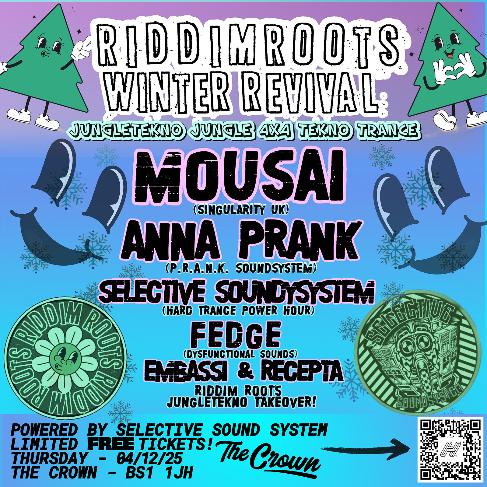RIDDIM ROOTS WINTER REVIVAL at The Crown