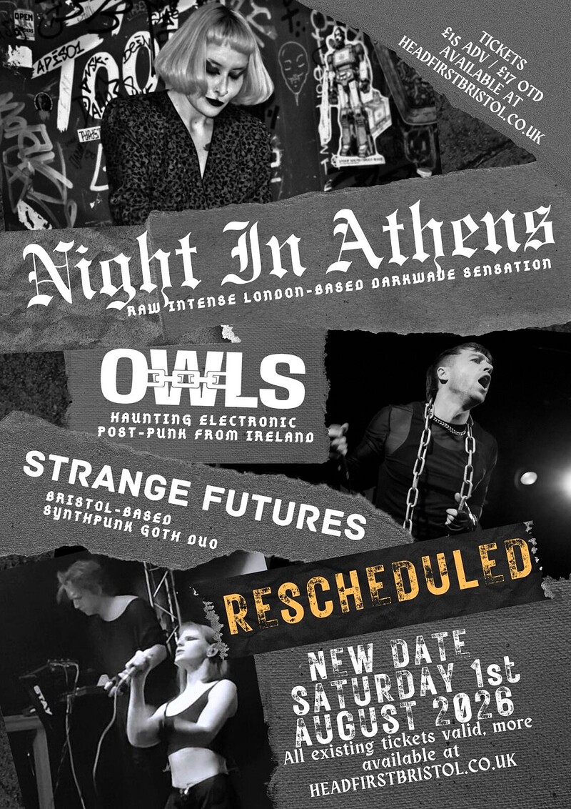 Night In Athens + OWLS + Strange Futures at Zed Alley