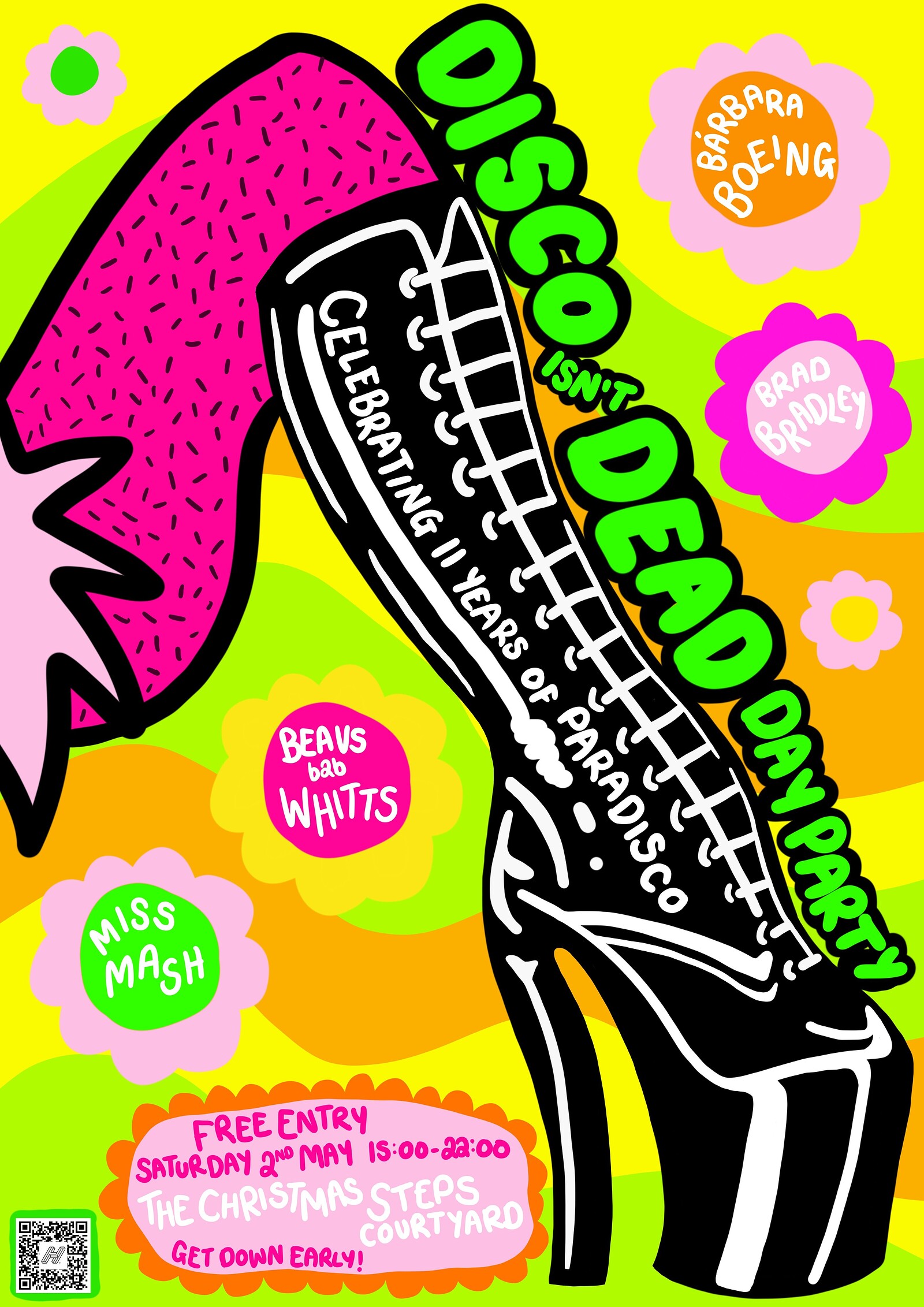 Disco Isn't Dead Day Party with Bárbara Boeing at The Christmas Steps