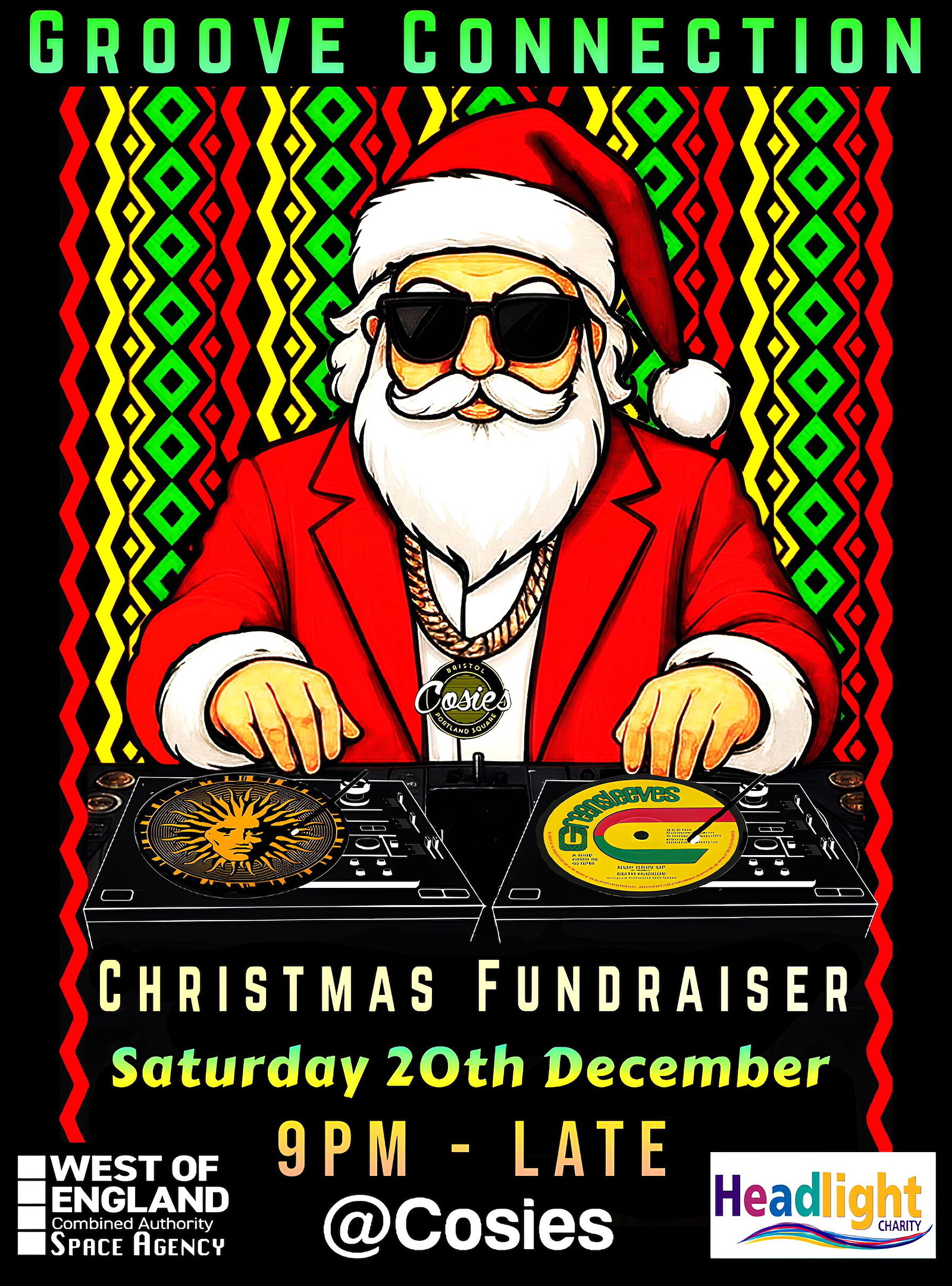 'Groove Connection' - Christmas Fundraiser at Cosies