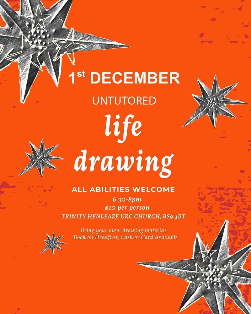 Life Drawing Class - Henleaze at Trinity Henleaze United Reformed Church