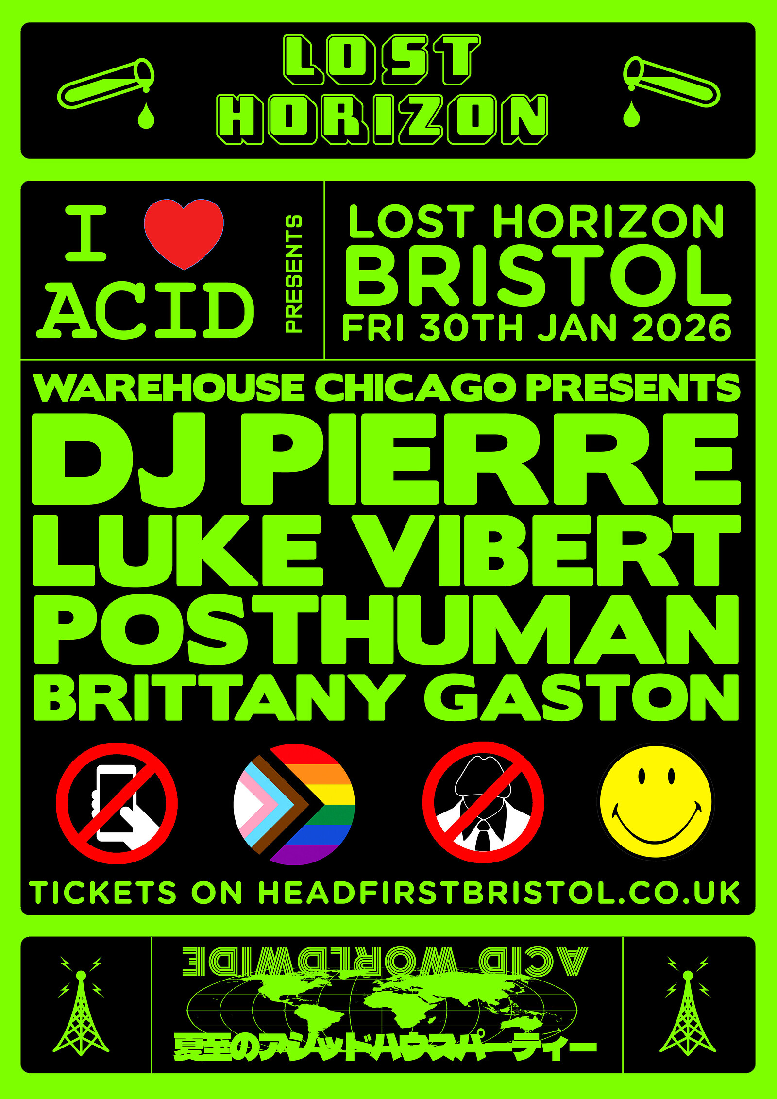 I Love Acid vs The Warehouse Chicago x Lost Horizon at Lost Horizon