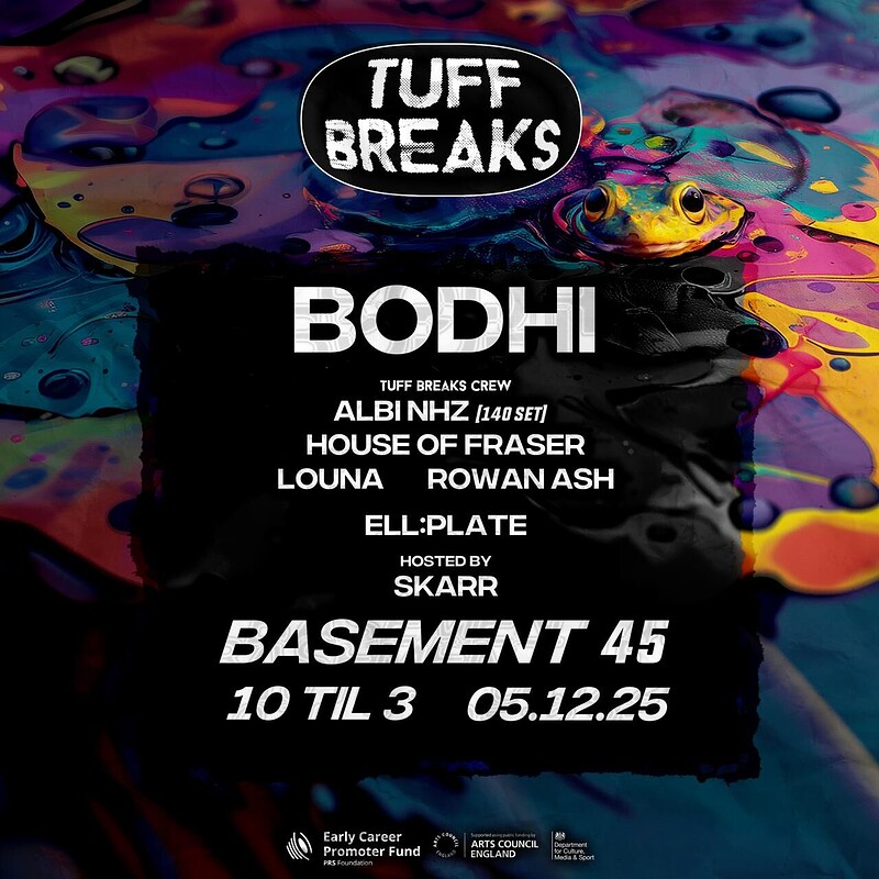 Tuff Breaks Presents: Bodhi at Basement 45