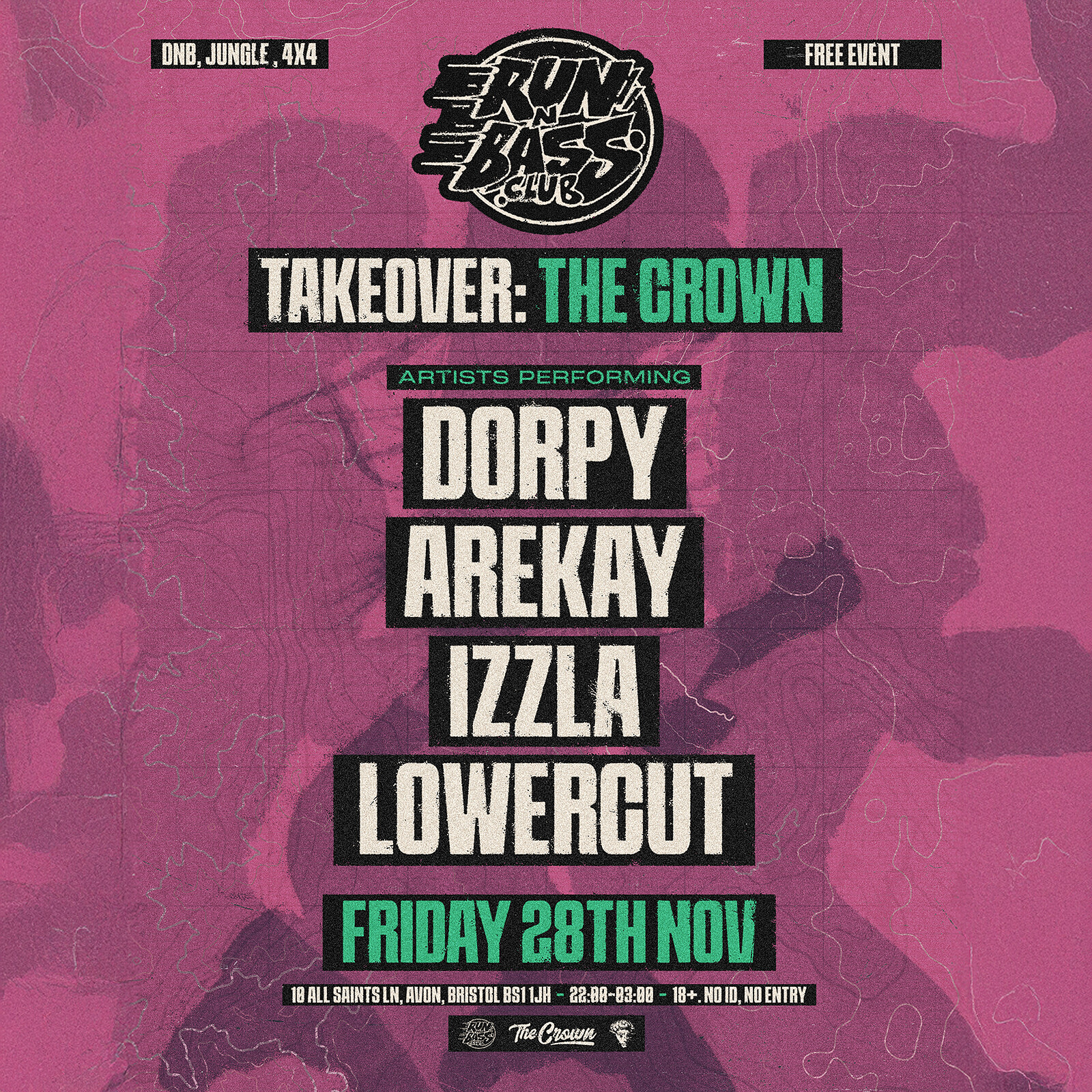 Run'n'Bass Club Takeover x The Crown Venue at The Crown
