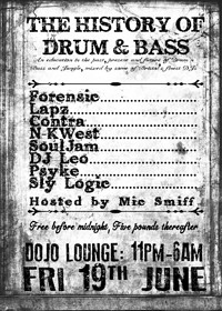 The History Of Drum & Bass at Dojo