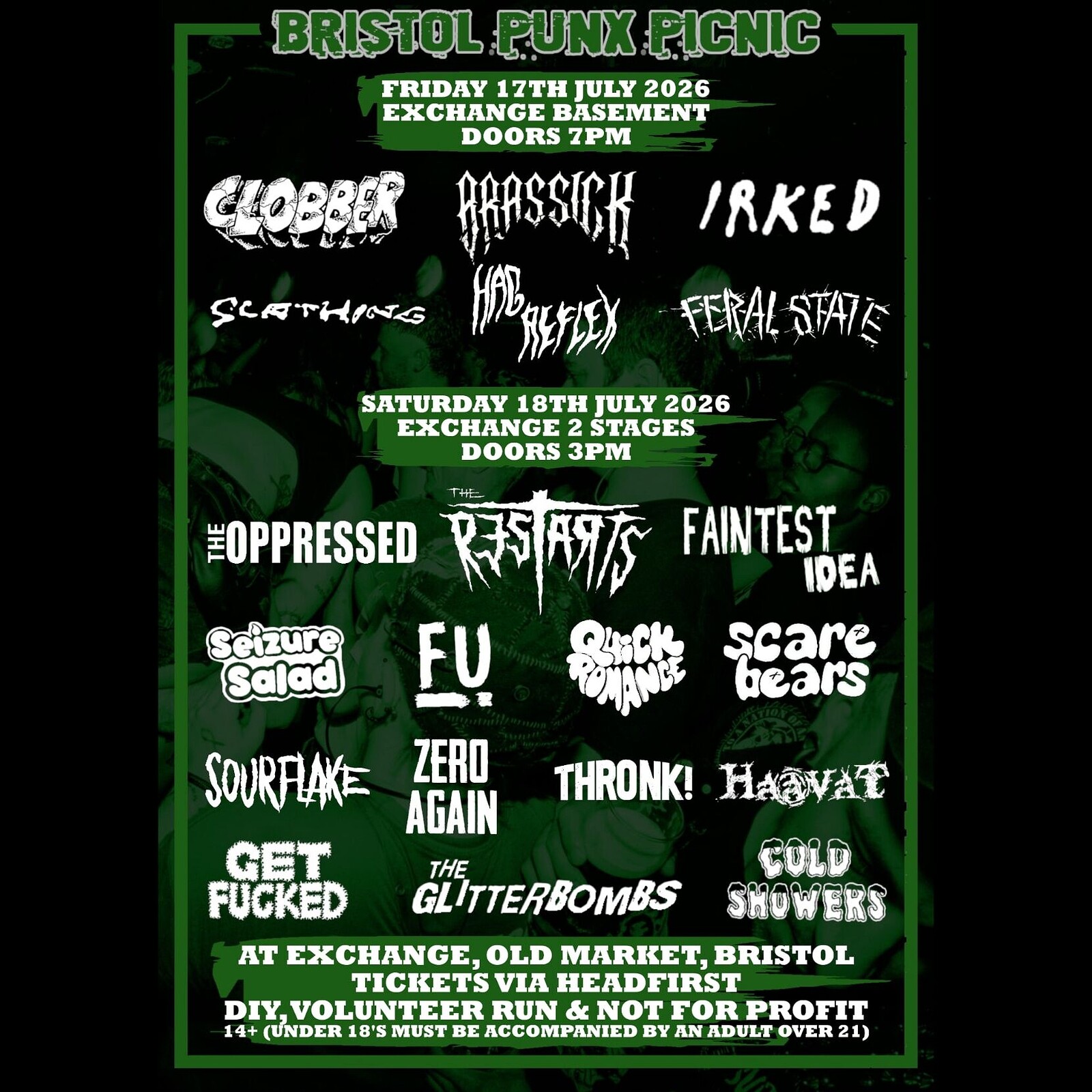 Bristol Punx Picnic 2026 - Day One at Exchange