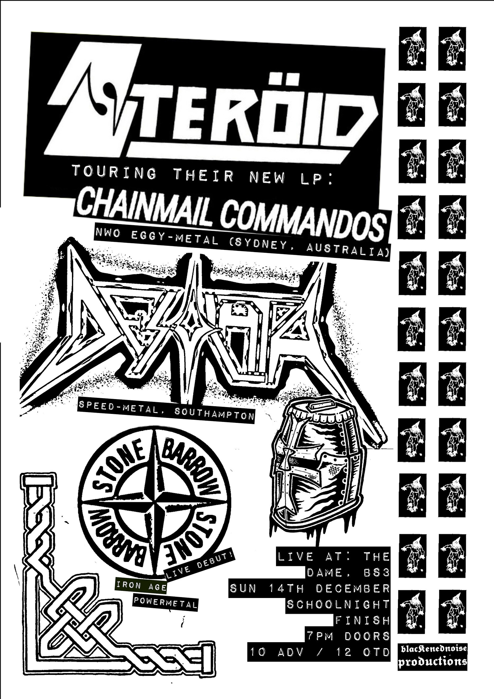 STERÖID + Desolator + Stone Barrow at The Dame