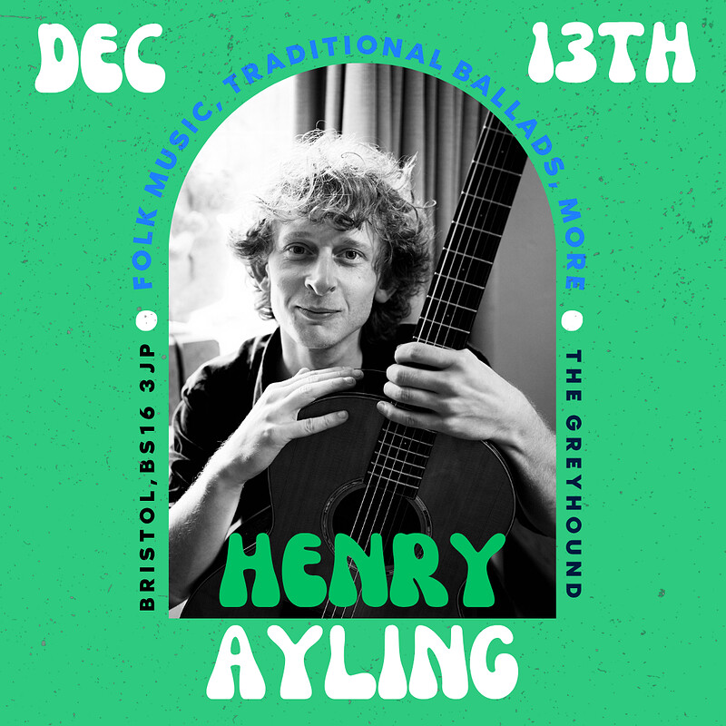 Henry Ayling at The Greyhound FIshponds at The Greyhound