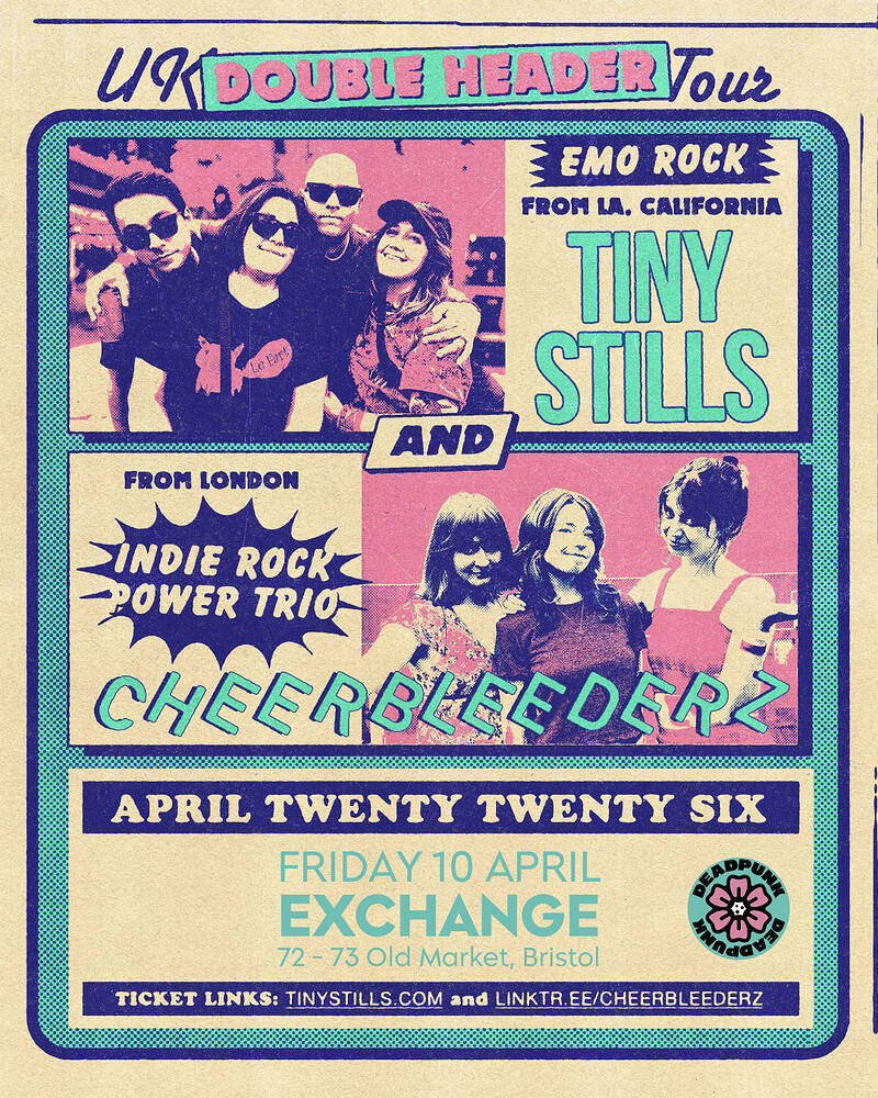 Cheerbleederz + Tiny Stills at Exchange