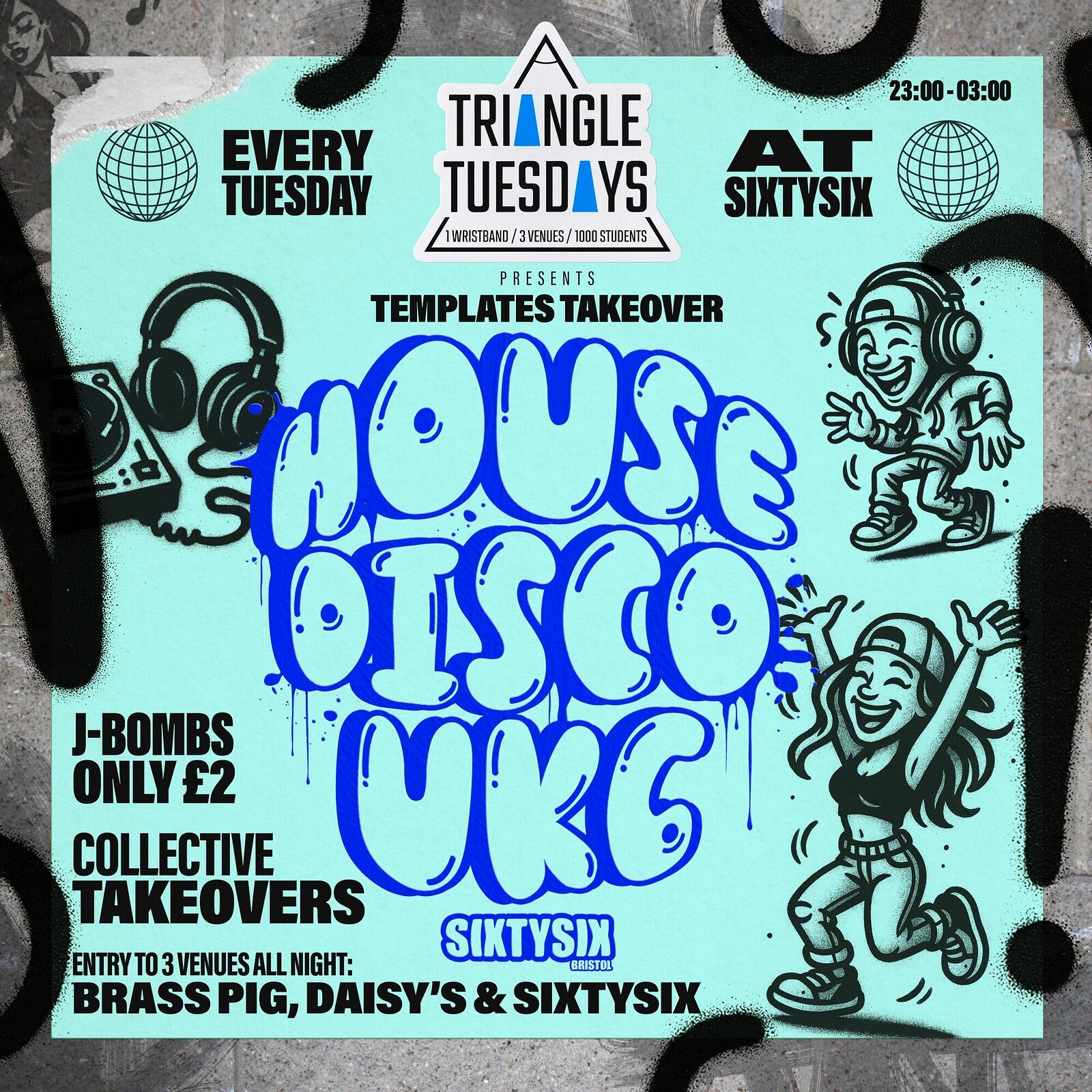 Templates Takeover- Triangle Tuesdays at Sixtysix