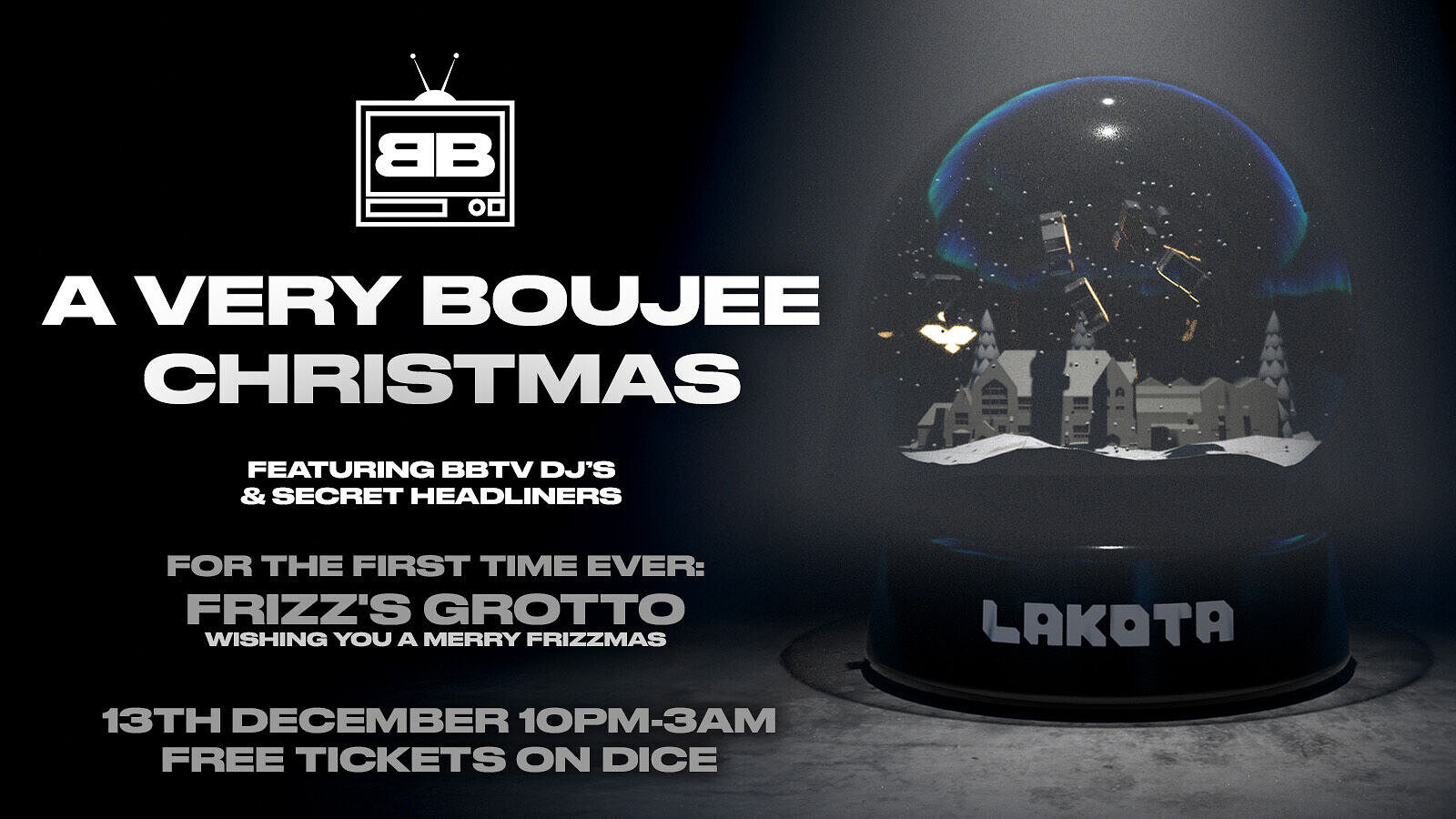 A Very Boujee Christmas Free Rave at Lakota