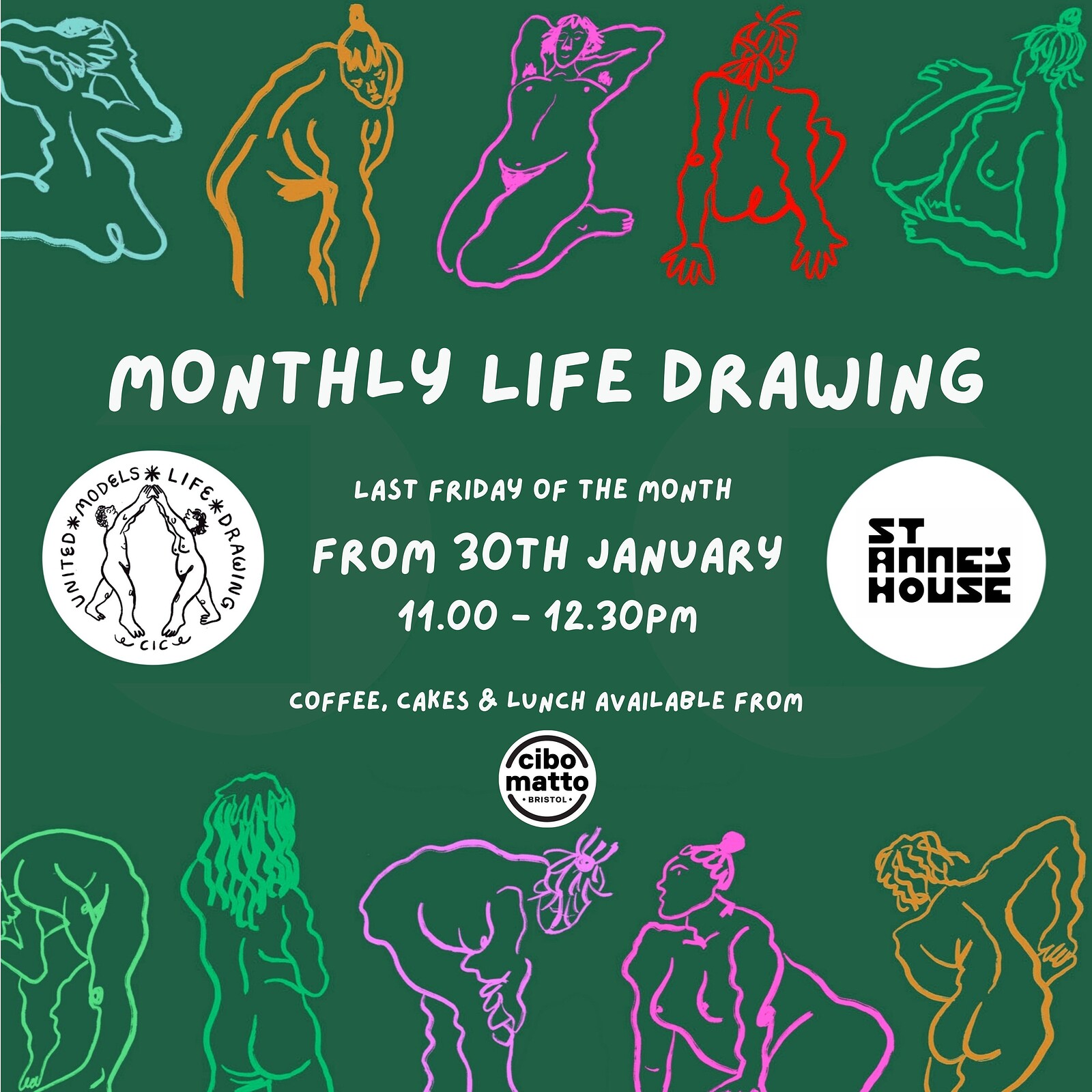 United Models Life Drawing at St Anne's House