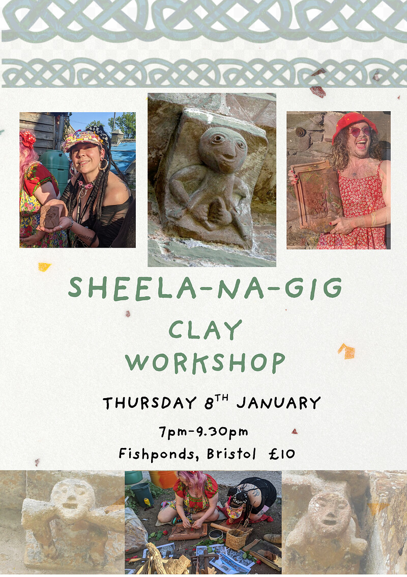 Sheela-na-gig Clay Workshop at Fishponds, Bristol