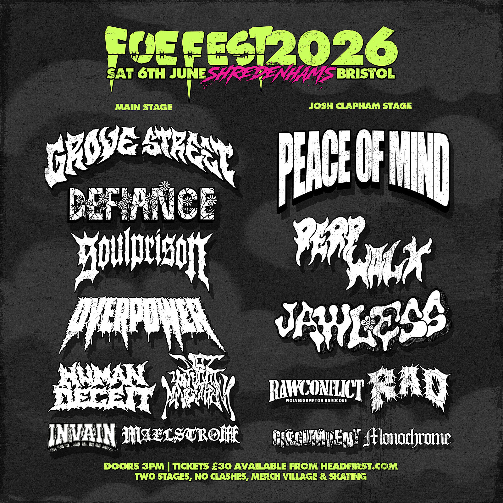 FOE Fest 2026 at Shredenhams