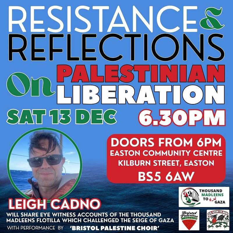 Resistance & Resiliance on Palestinian Liberation at Easton Community Centre