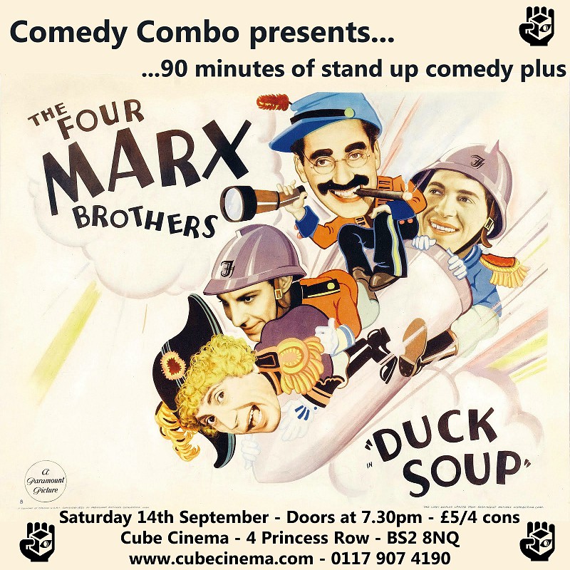 Comedy Combo: Duck Soup at The Cube