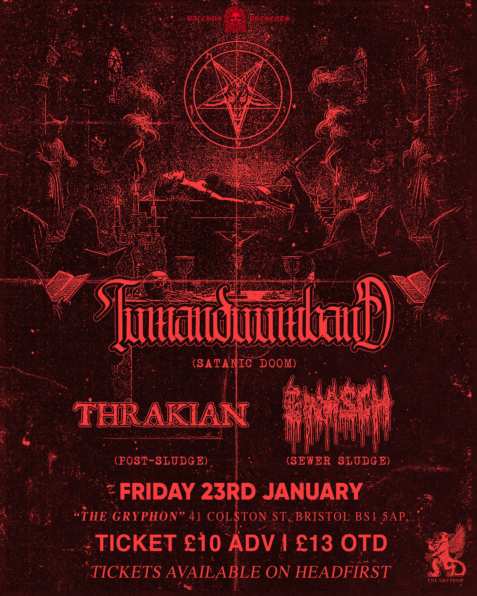 Tumanduumband, Thrakian & Gnasch at The Gryphon