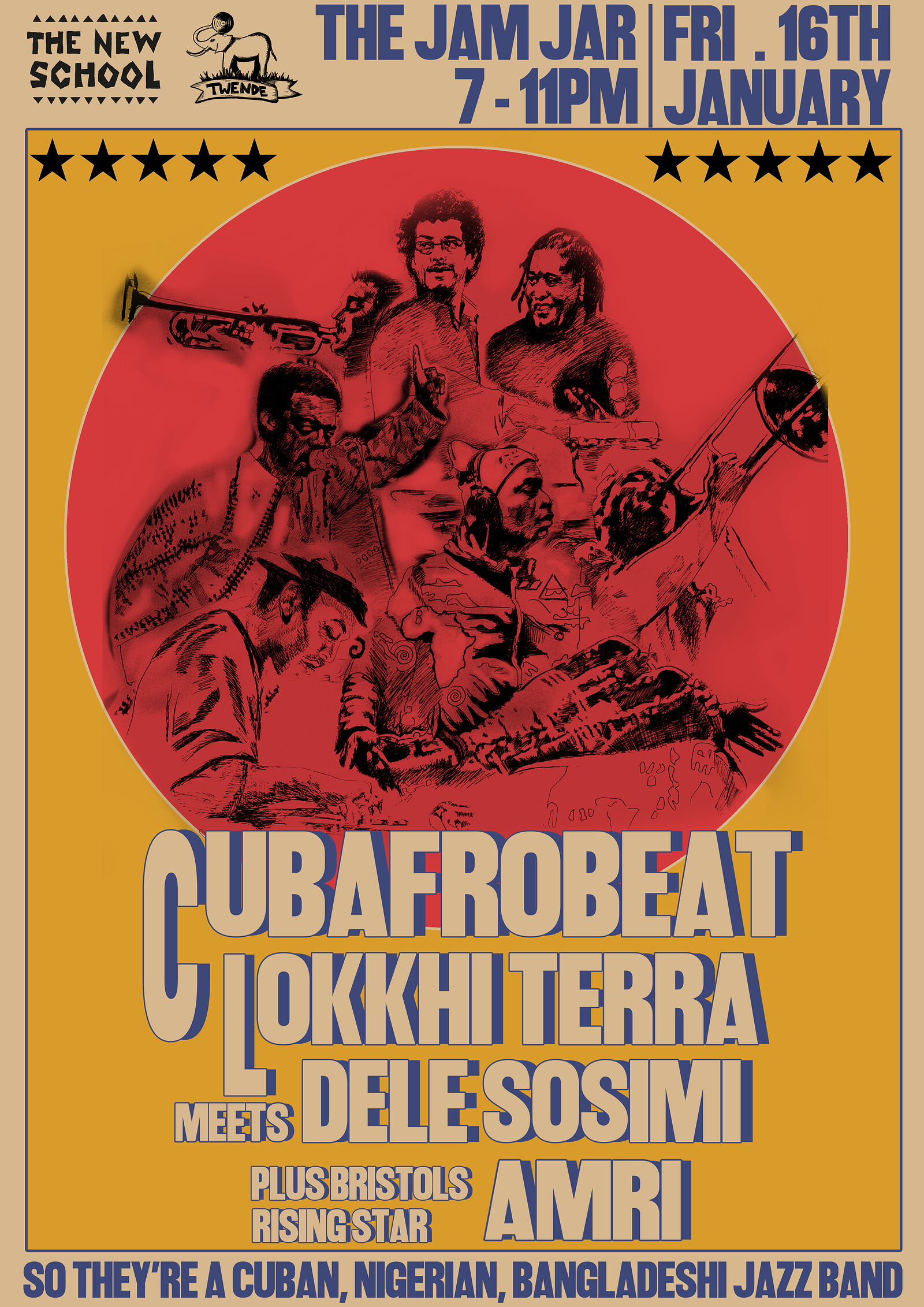 Lokkhi Terra meets Dele Sosimi at The Jam Jar