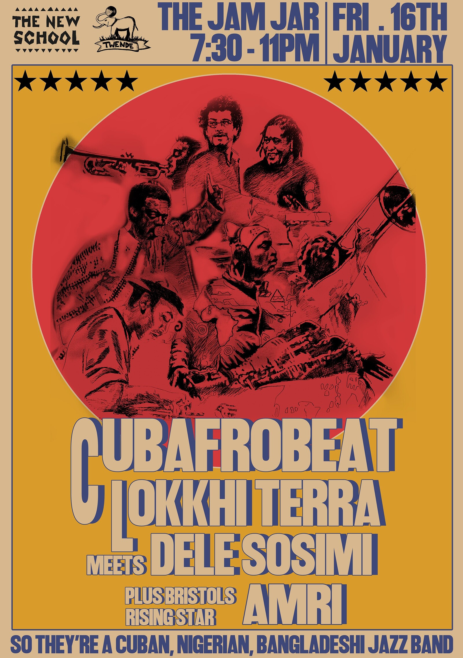 Lokkhi Terra meets Dele Sosimi at The Jam Jar