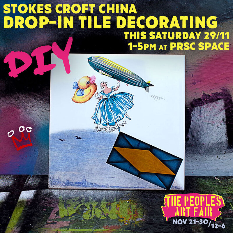 Stokes Croft China Drop-in Tile Decorating @ PAF at PRSC