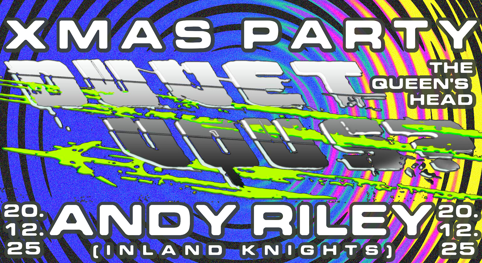 Duvet Vous? Xmas Party with Andy Riley at Queens Head Easton