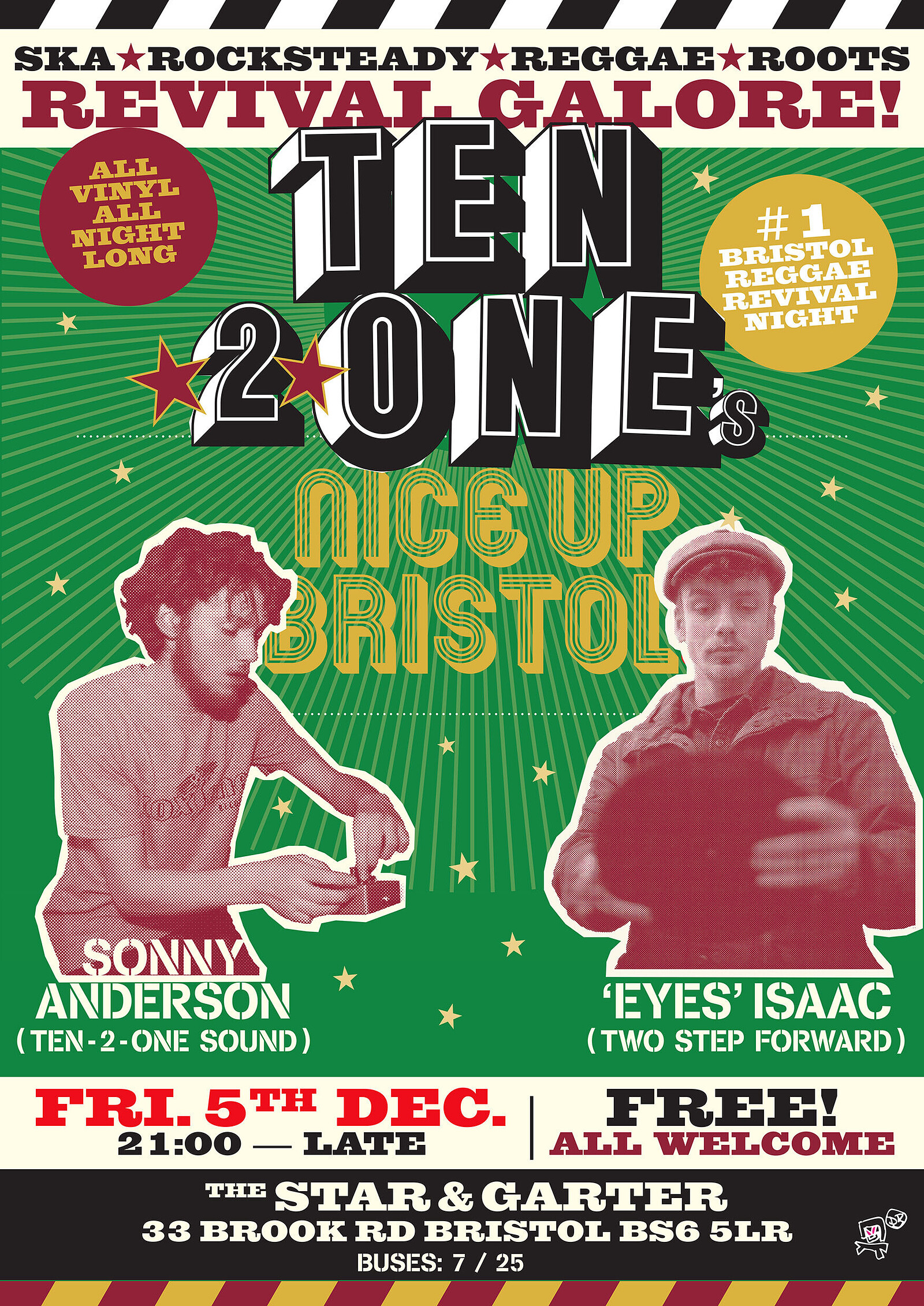 Ten2One’s Revival Reggae night at Star & Garter