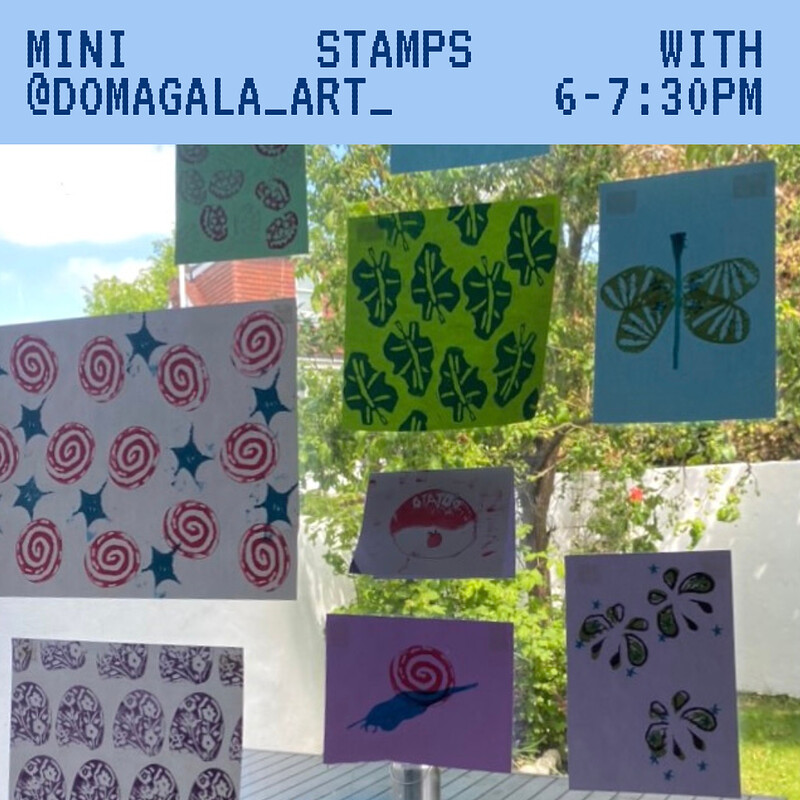 Mini Stamps at Cafe Kino