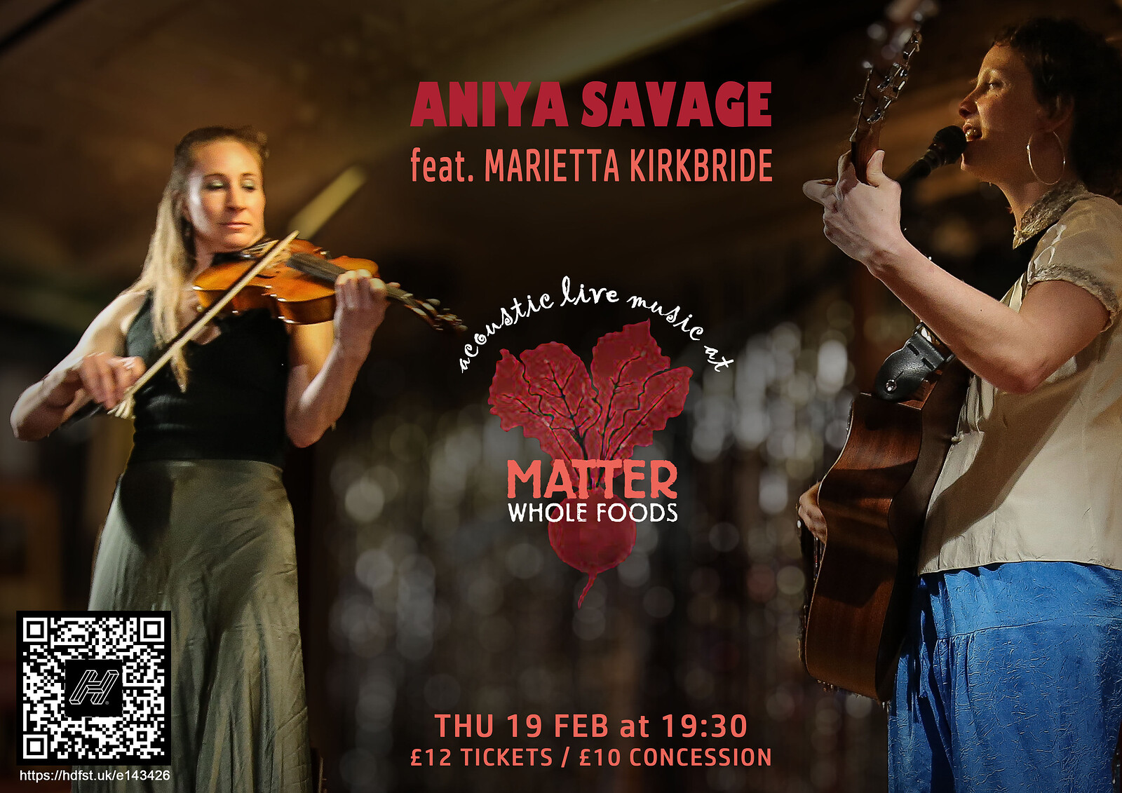 Ania Savage feat. Marietta Kirkbride at Matter