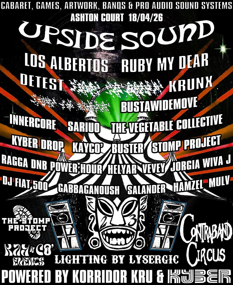 Contraband Circus + Upside Sound Day & Night Party at Ashton Court