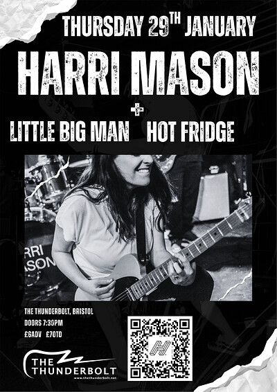 THE HARRI MASON BAND // Little Big Man // Hot Fridge at The Thunderbolt