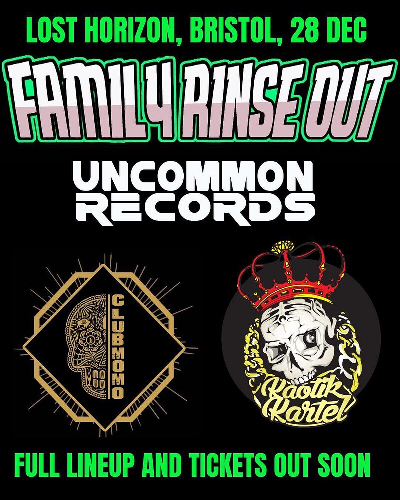 Family Rinse Out - Uncommon Records x Kaotik Kartel x Club Momo at Lost Horizon