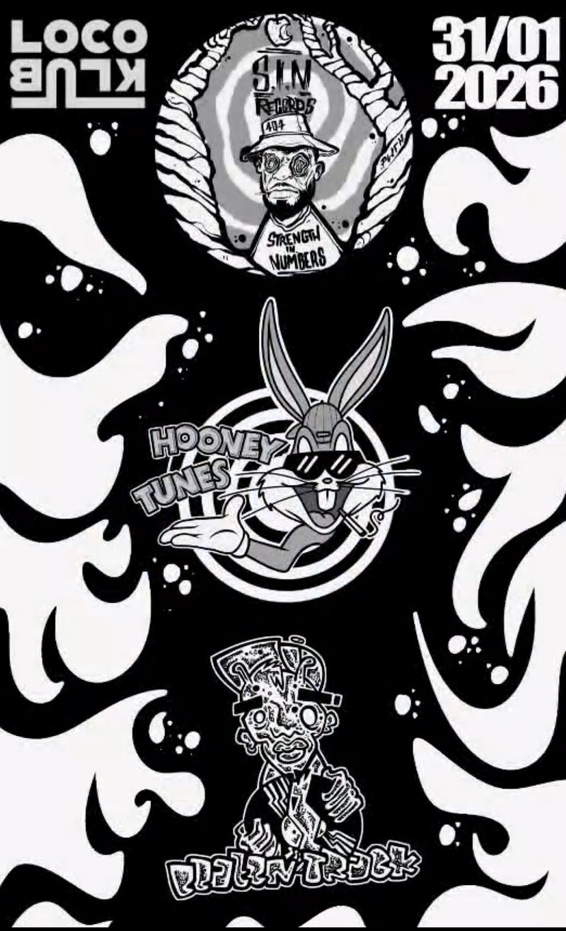 Sin Records x Hooney Tunes x Beaten Track at Loco Klub