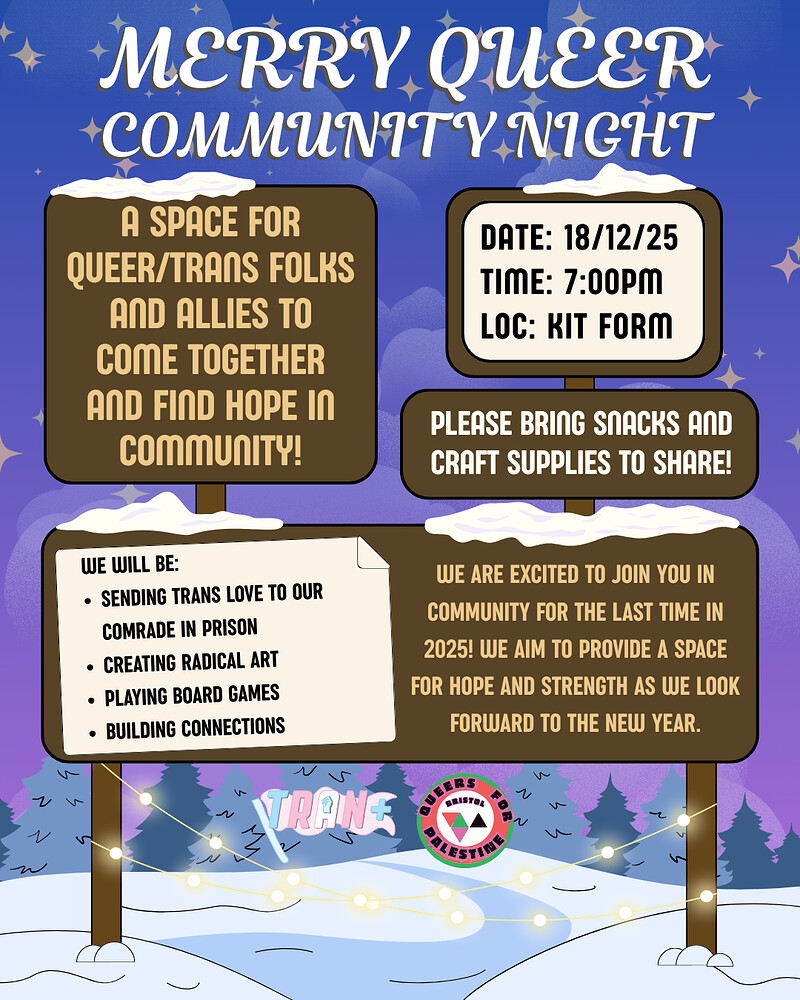Merry Queer Community Night at KIT FORM