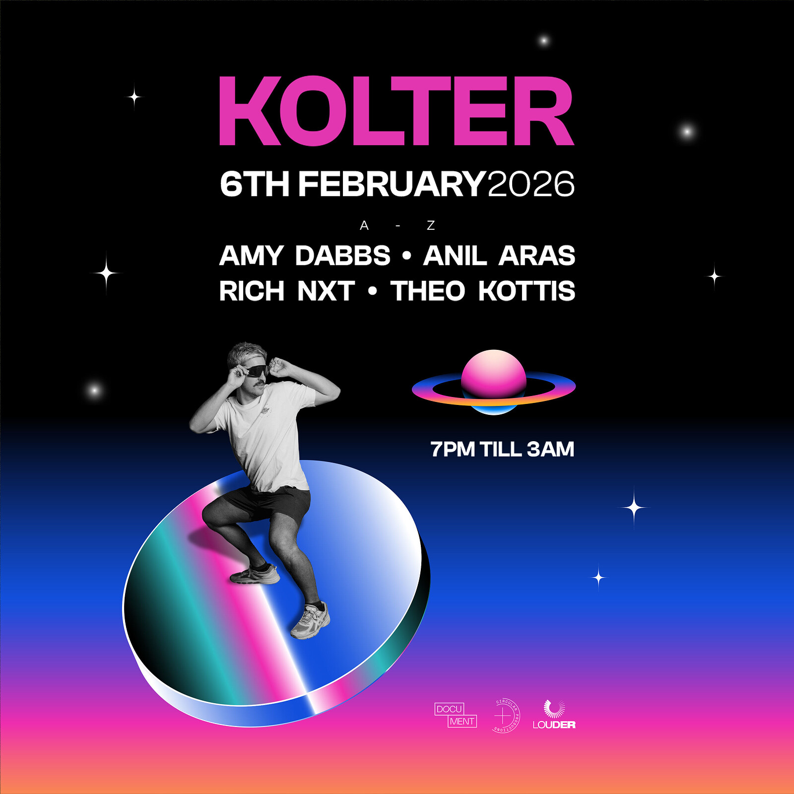Document Presents: Kolter, Theo Kottis, Rich NxT + more at DOCUMENT