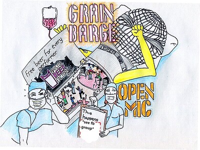 The Grain Barge Open Mic at The Grain Barge