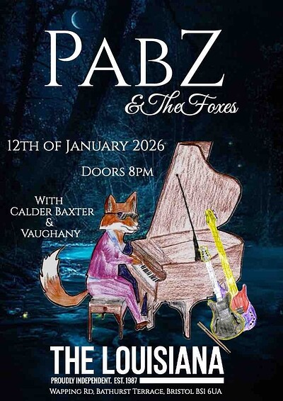 PabZ&TheFoxes at The Louisiana