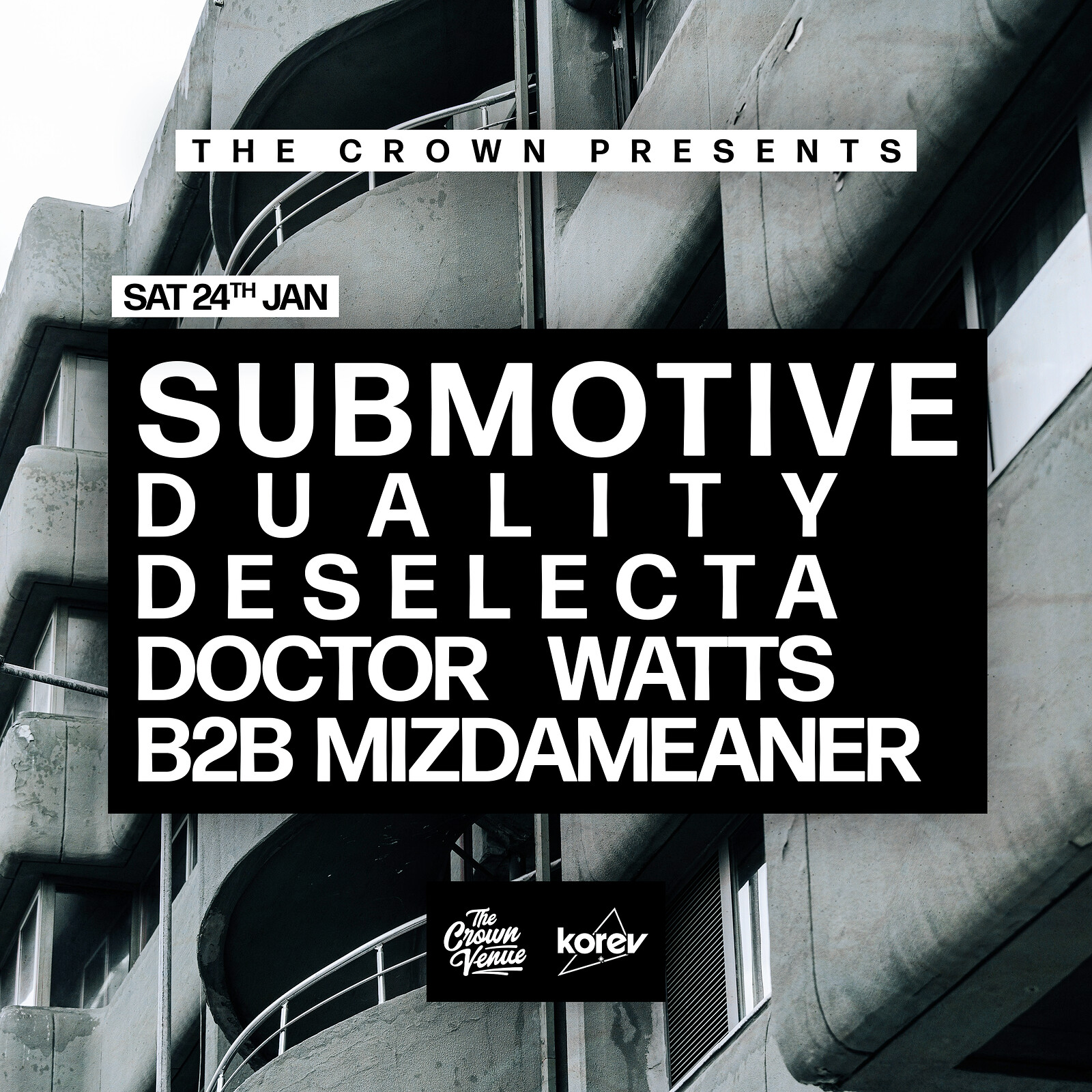 The Crown Presents: Submotive + Support at The Crown