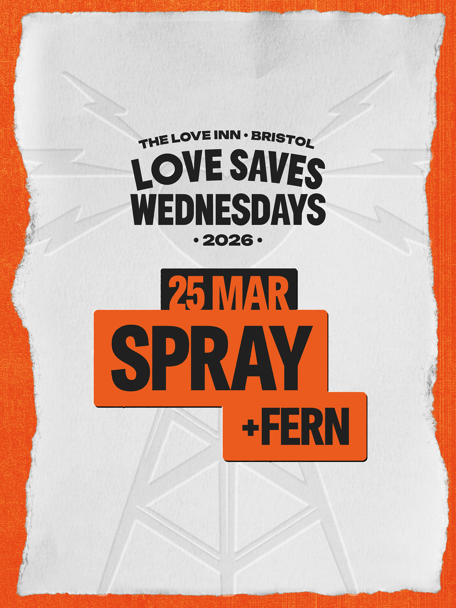 Love Saves Weds w/ Spray + Fern at The Love Inn