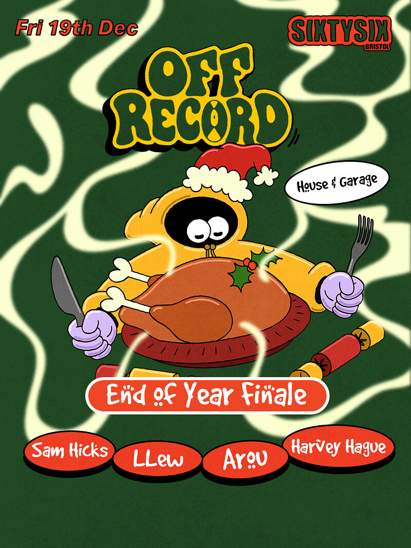 Off Record: The Last Dance // 19th December at SIXTYSIX, 66 Queens Rd, Bristol, BS8 1QU